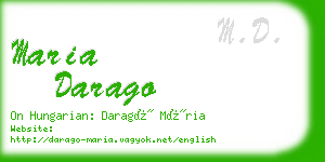 maria darago business card